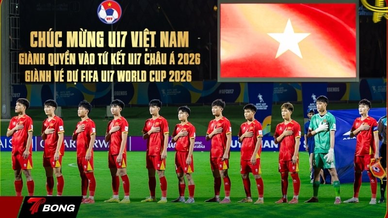 U17 Việt Nam làm nên lịch sử tại giải châu Á